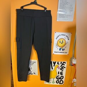 3X SHEIN Black Women's Joggers with Pockets